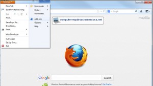 Remove MyWebSearch Firefox Plugin - Firefox Options