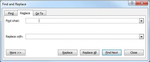 MS Word Replace tab- Computer Repair Sacramento CA