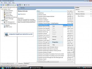 Computer Management Windows Defender Service Stopped - Computer Repair Sacramento Computer Management Windows Defender Service Stopped - Computer Repair Sacramento
