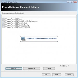 Remove Elf Toolbar Uninstall - Computer Repair Sacramento